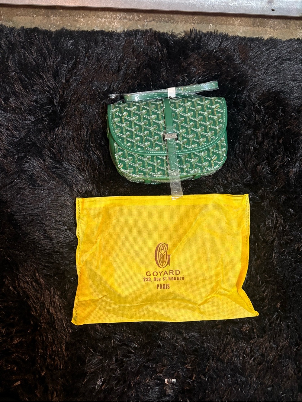 Goyard Green Mini Crossbody Shoulder Bag